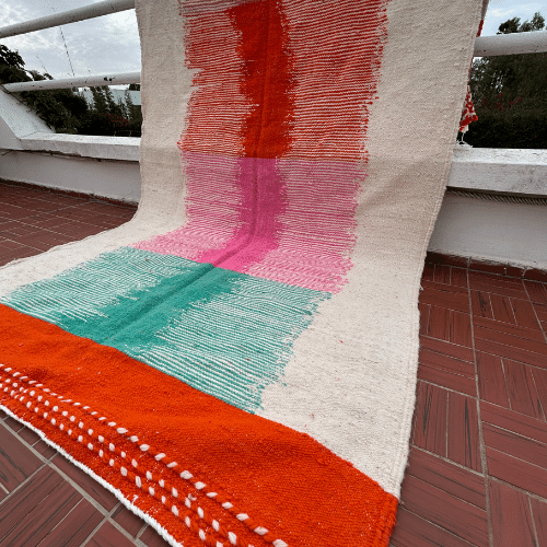 Tapis berbère Zanafi Multicolore Vif - SAFIA RUGS