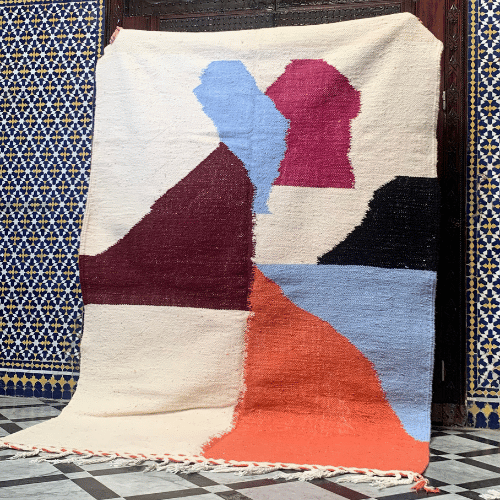 Tapis berbère Zanafi multicouleurs - SAFIA RUGS