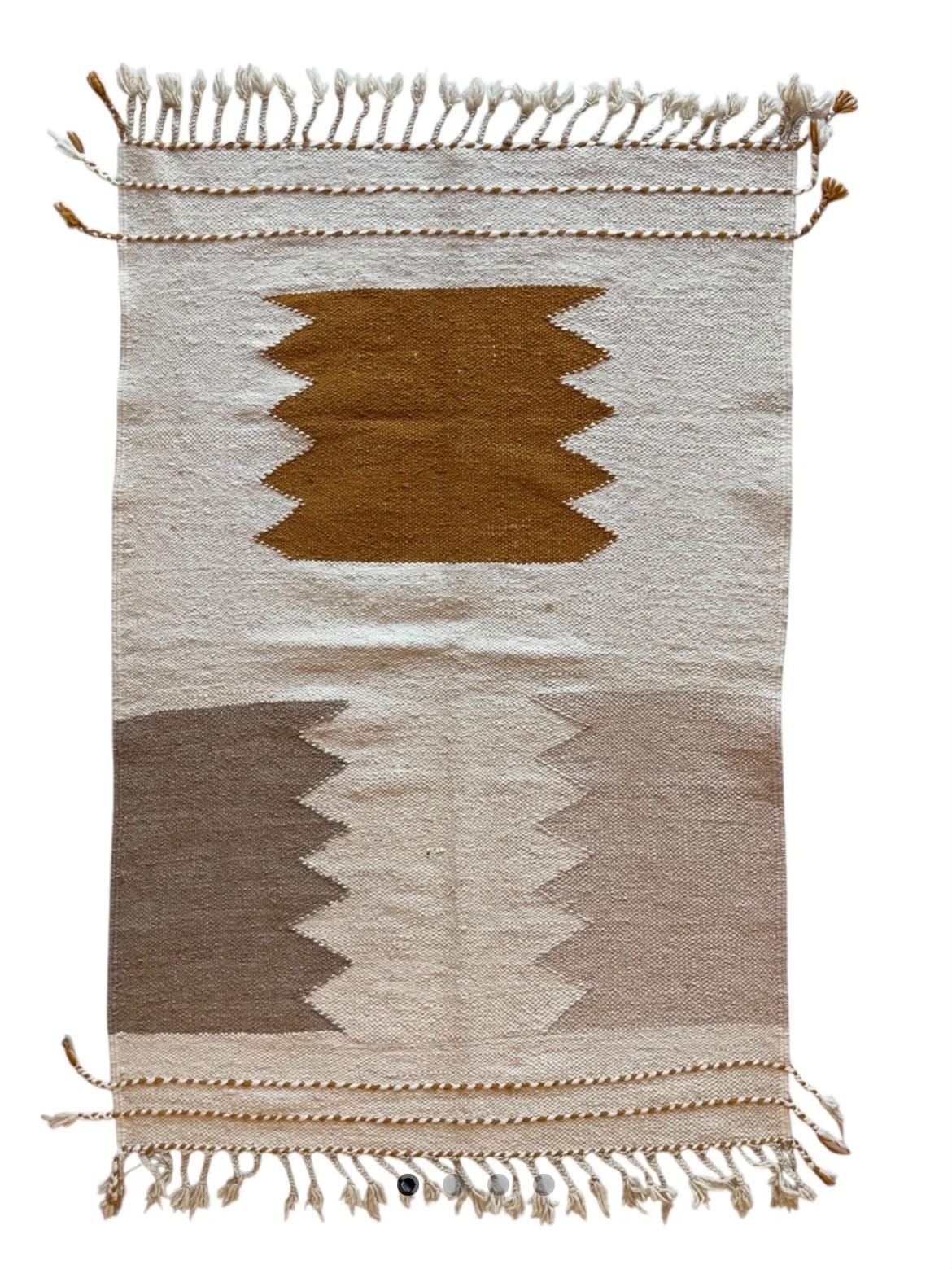 Tapis Berbère Zanafi Marron Beige Gris - SAFIA RUGS