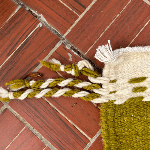 Tapis berbère Zanafi Blanc, Vert, Bleu, Rouge, Orange - SAFIA RUGS