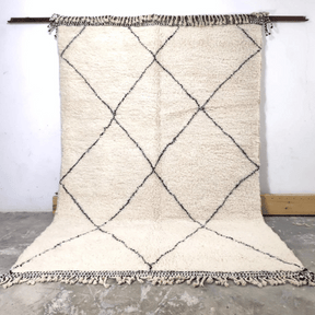 Tapis Beni Ouarain Losanges Noirs - SAFIA RUGS