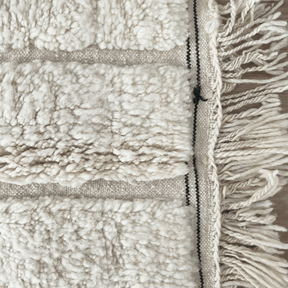 Tapis blanc inspiration luxe sur mesure - SAFIA RUGS