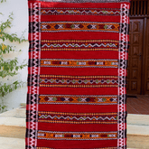 Tapis Berbère Rouge Motifs 2 - SAFIA RUGS