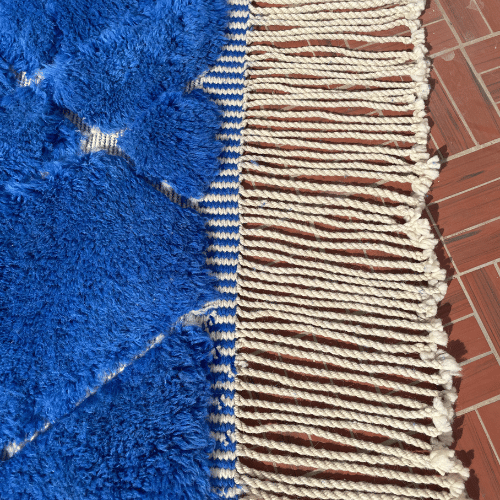 Tapis Mrirt Bleu sur mesure - SAFIA RUGS