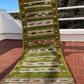 Tapis Hanbel vert sur mesure - SAFIA RUGS