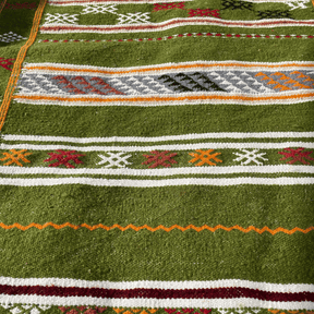 Tapis Hanbel vert sur mesure - SAFIA RUGS