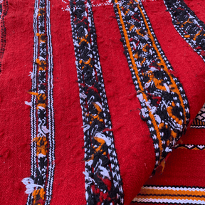 Tapis Berbère Rouge Motifs 5 - SAFIA RUGS