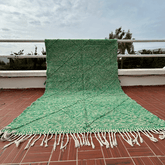 Tapis Berbère Zanafi Vert - SAFIA RUGS