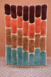 Tapis berbère de luxe Mrirt coloré I Sur mesure I - SAFIA RUGS