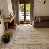 Tapis blanc inspiration luxe sur mesure - SAFIA RUGS