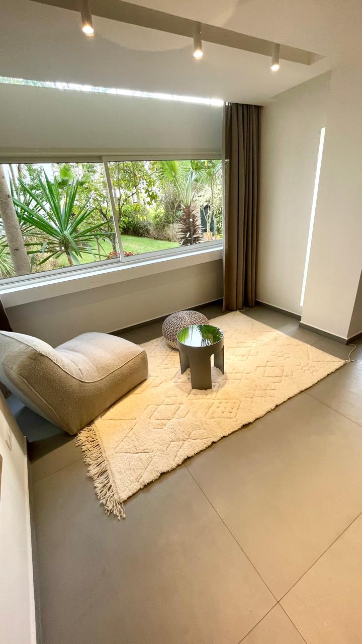 Tapis Beniourain Salon Simple aux motifs Berbères