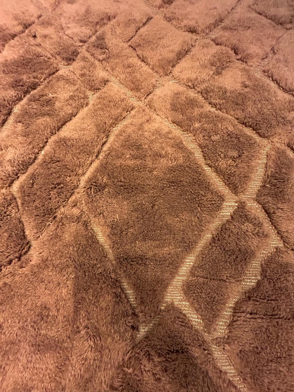 TAPIS Berbère MRIRT Marron Chocolat