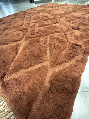 TAPIS Berbère MRIRT Marron Chocolat