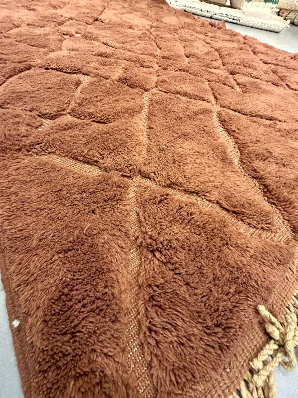 TAPIS Berbère MRIRT Marron Chocolat