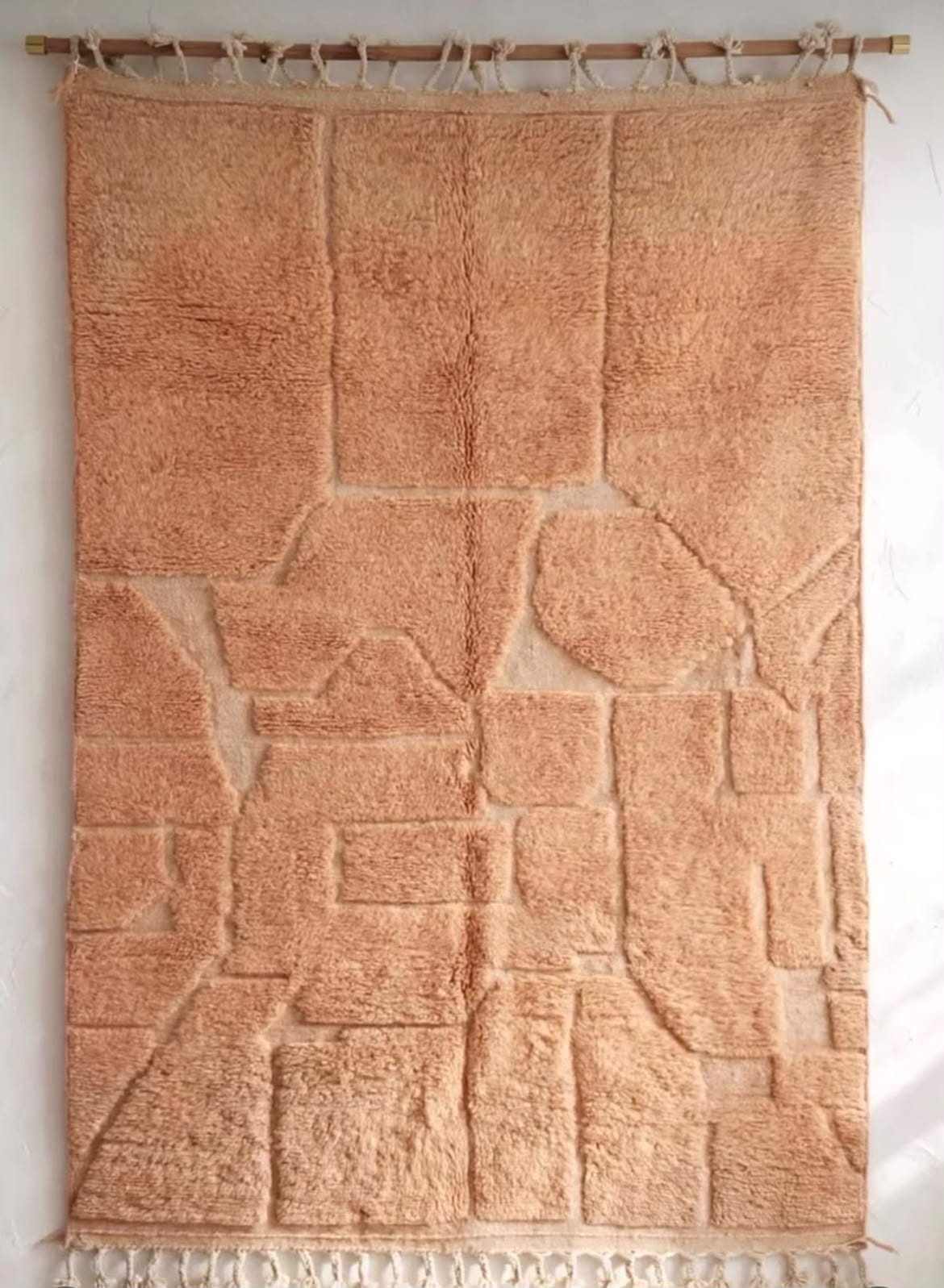 Tapis Berbère Beniourain Saumon