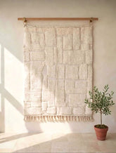 Petit Tapis Béniourain de Chambre Blanc