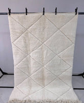 Tapis Berbère Beniourain Blanc