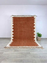 Tapis Berbère Zanafi Terracotta - SAFIA RUGS