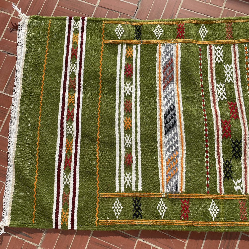 Tapis berbère marocain couloir hanbel AKHNIF 007 Tapis berbère marocain couloir hanbel AKHNIF 007